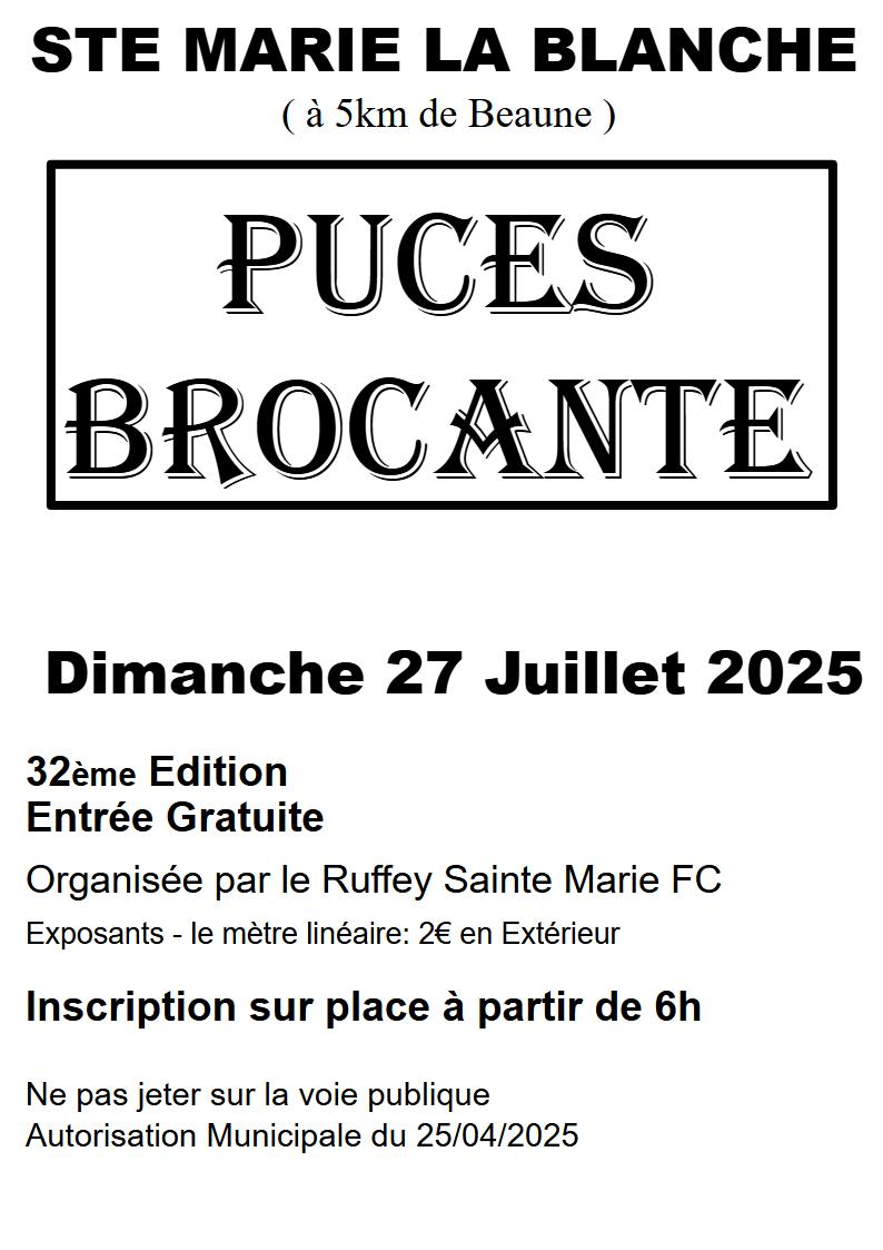 Affiche brocante